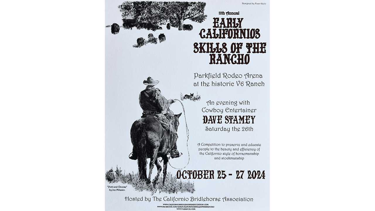 poster from the 11th Annual Early Californios 2024 Event