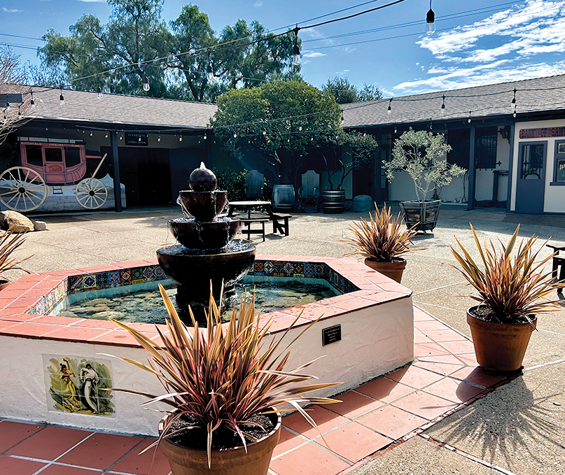 interior courtyard of Museum